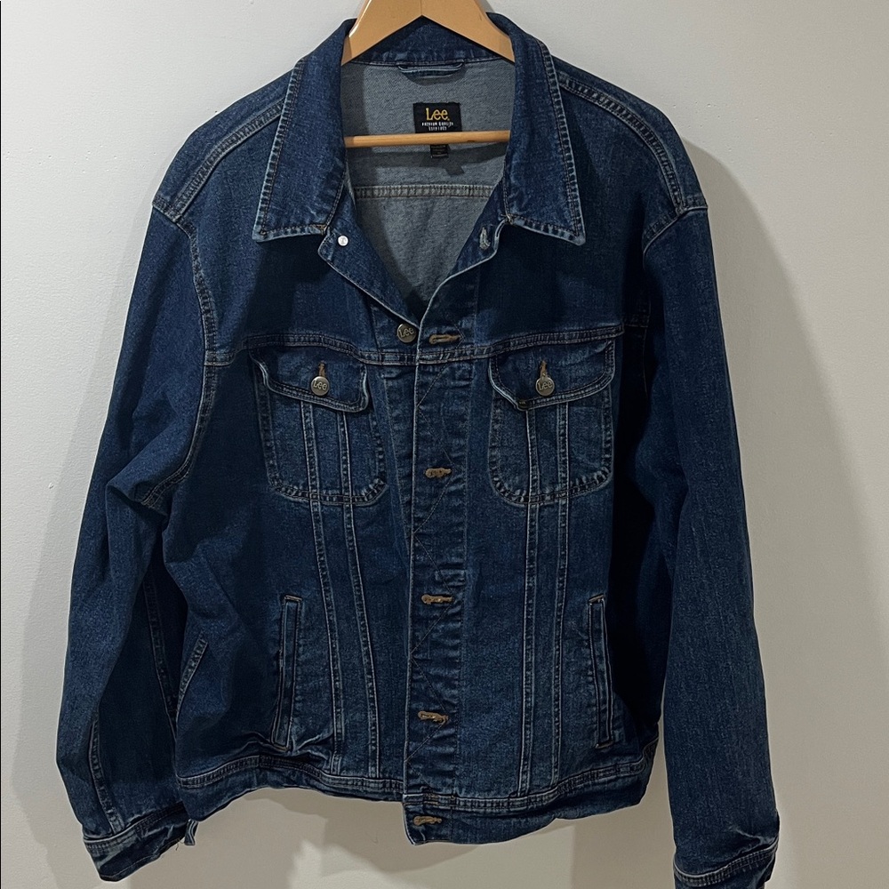 Lee Men's Dark Blue Denim Jacket
